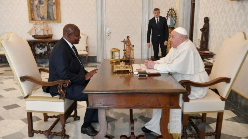 Vatican: Faustin Archange Touadéra received by Pope Francis