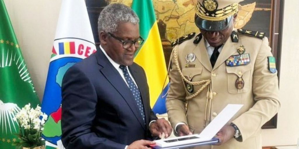 Gabon: President Oligui Nguema invites Aliko Dangote to invest in his country
