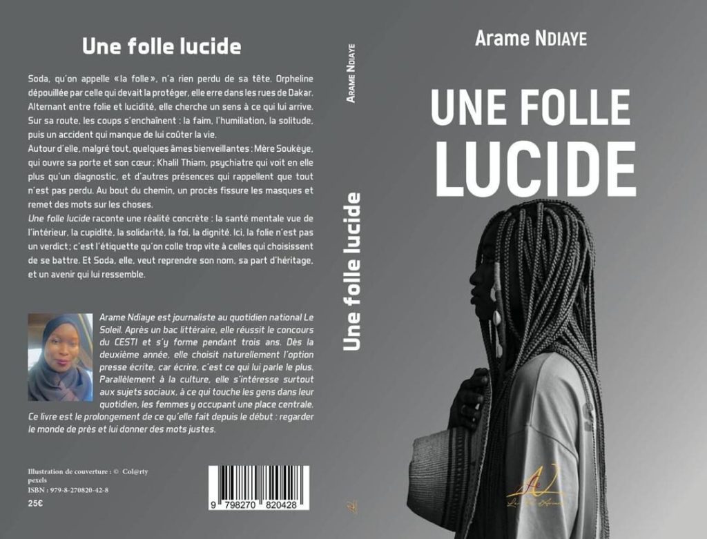 Mental health: Arame Ndiaye launches a literary cry with the publication of A lucid madwoman