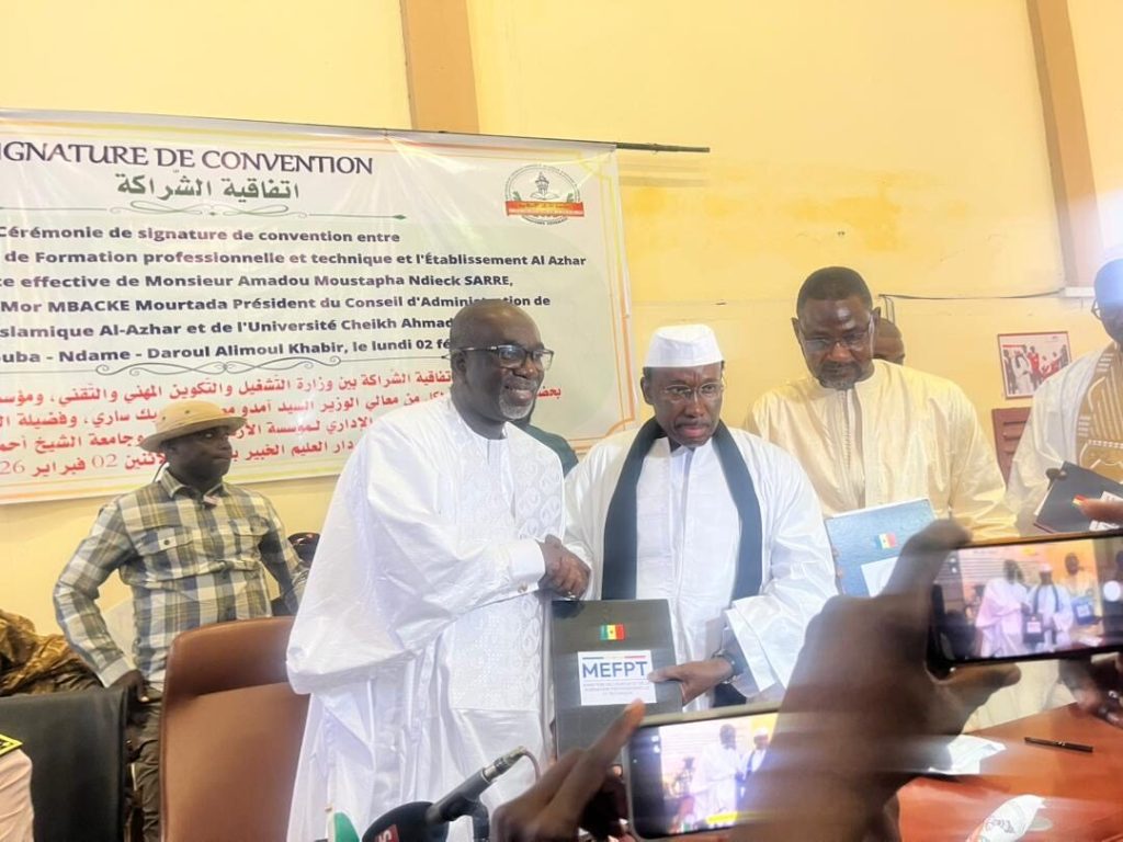 Professional and technical training: Moustapha Ndieck Sarré joins the Al Azhar institute in Touba