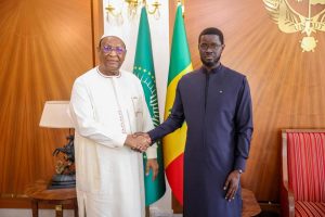 ECOWAS-AES Dialogue: Bassirou Diomaye Faye receives mediator Lansana Kouyaté