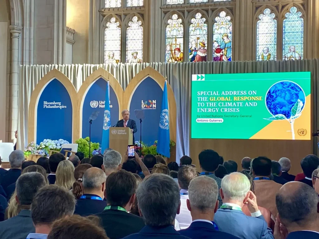 Climate and energy crises: UN Secretary-General calls for rapid and just transition to renewable energy