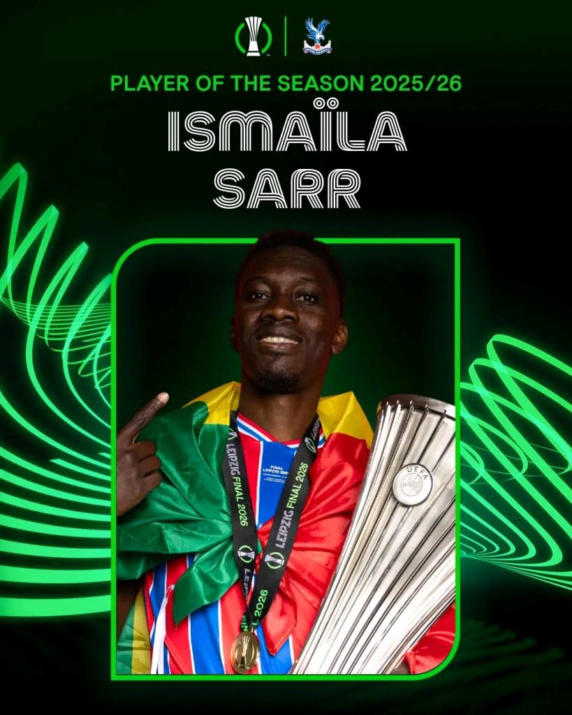 Conference League: Ismaïla Sarr top scorer and best player!