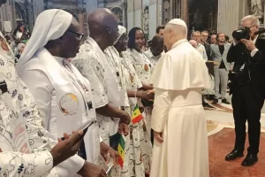 Papal audience: Senegalese pilgrims received by the Holy Father at Saint Peter’s Basilica