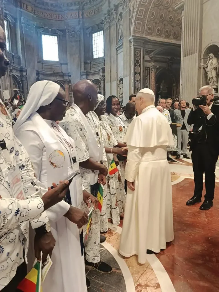 Papal audience: Senegalese pilgrims received by the Holy Father at Saint Peter’s Basilica