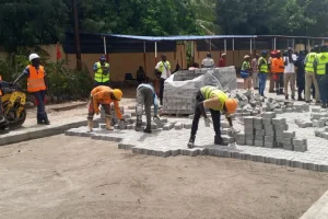 Kaolack: Déthié Fall welcomes the progress of the Promovilles work