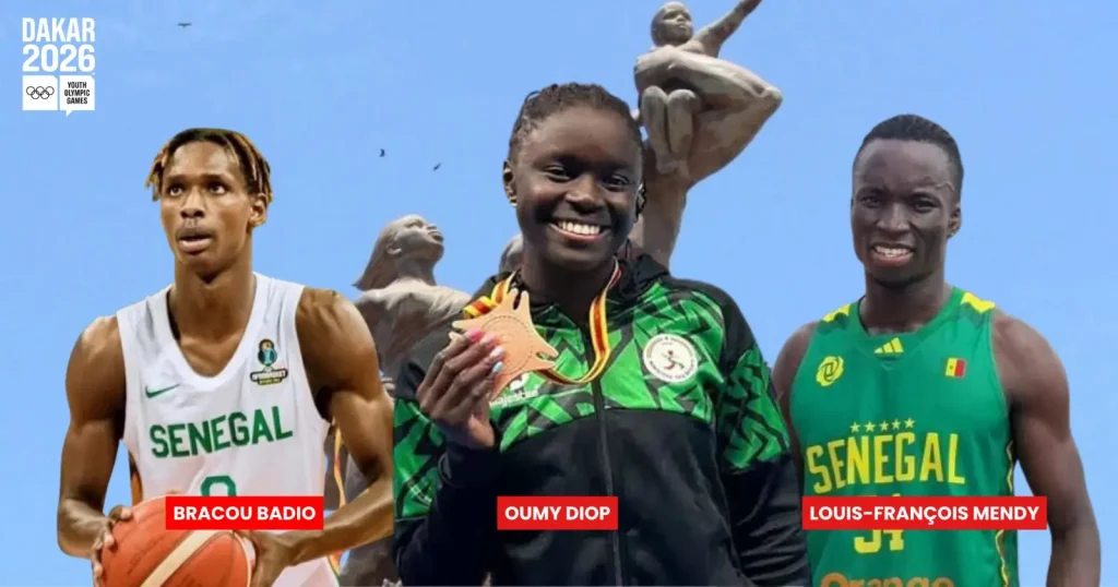 Brancou Badio – Oumy Diop – Louis-François Mendy: Who are the three Senegalese athletes carrying the flame in Athens? September 10, 2026