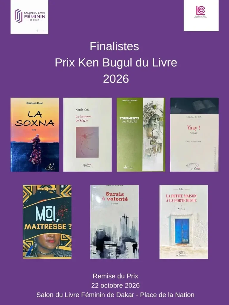 Ken Bugul Book Prize 2026: Seven works in the running for the final