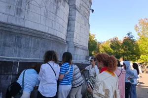 Marian Sanctuary of Lourdes: The miraculous rush of water