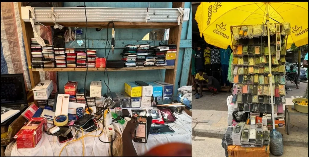 Telephone repairers and accessories sellers: the artisans of renewal in Colobane