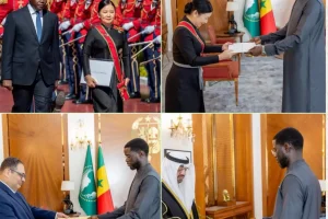 Diplomacy: Bassirou Diomaye Faye receives the credentials of six ambassadors