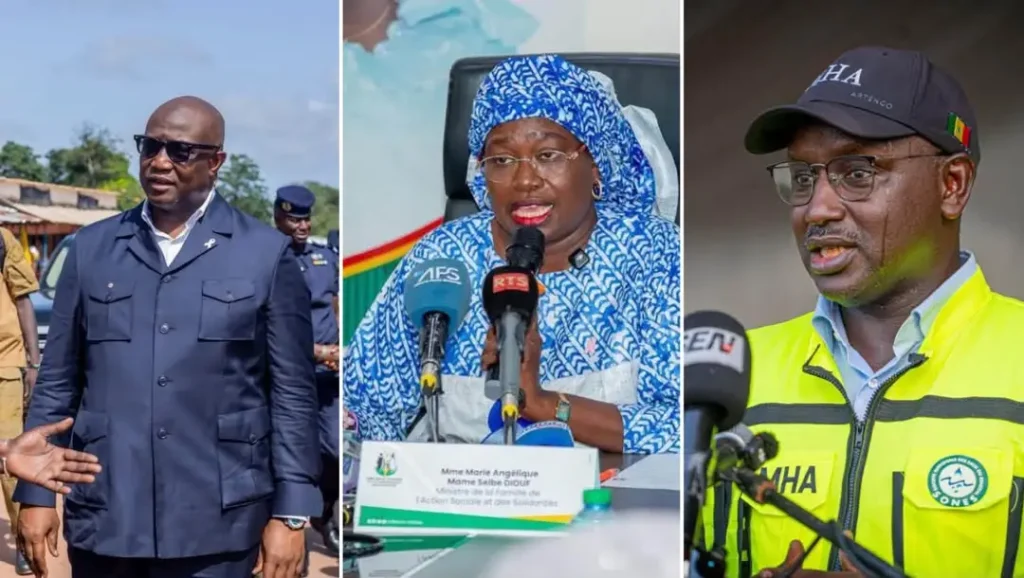 Floods: three ministers mobilized alongside the populations