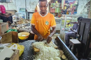 Onion cutters in Tilène: A tearful, but profitable activity