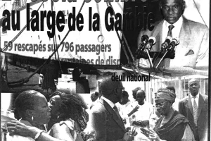 “The Joola” sank, hundreds of passengers “left with the waves”
